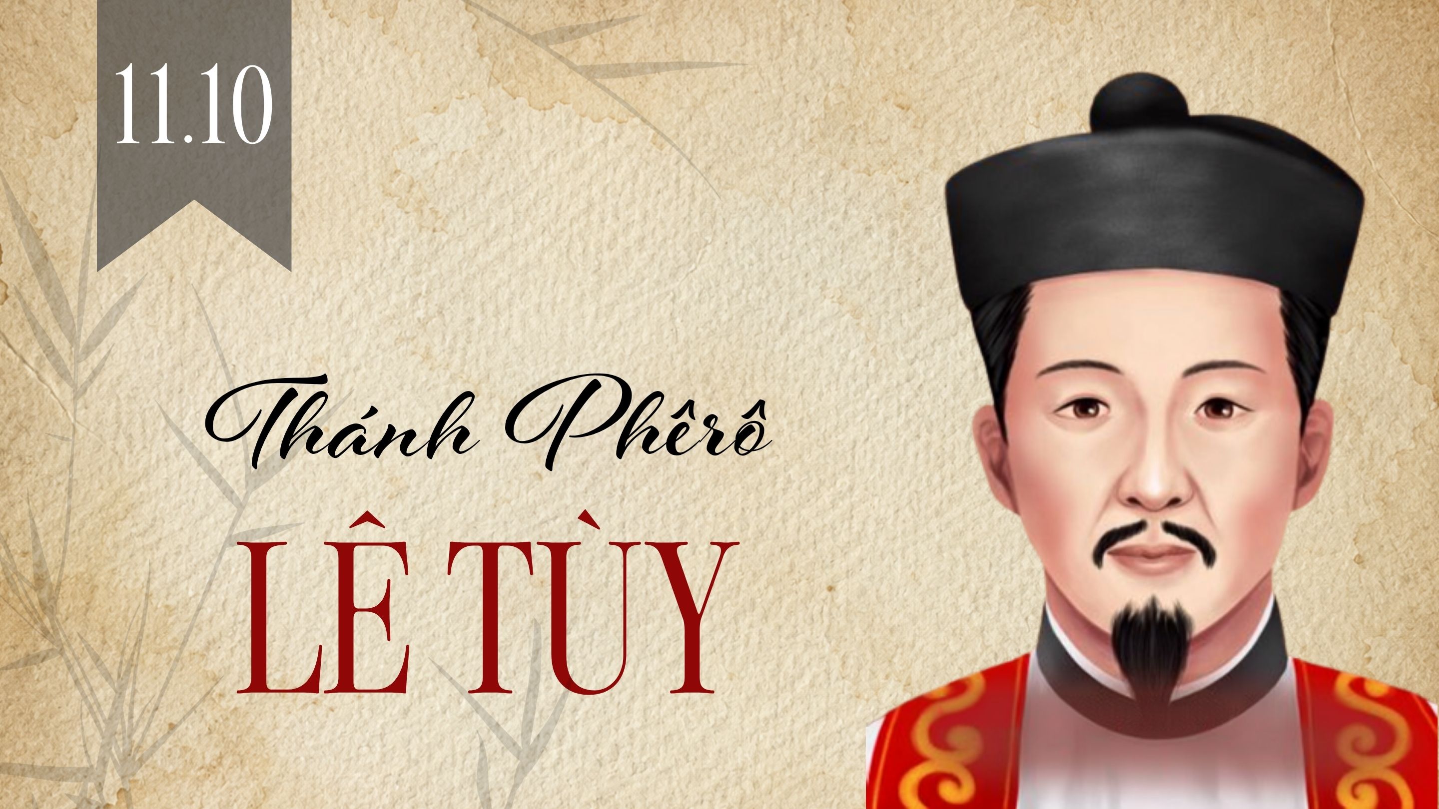 Thánh Phêrô Lê Tùy, tử đạo ngày 11 tháng 10 năm 1833